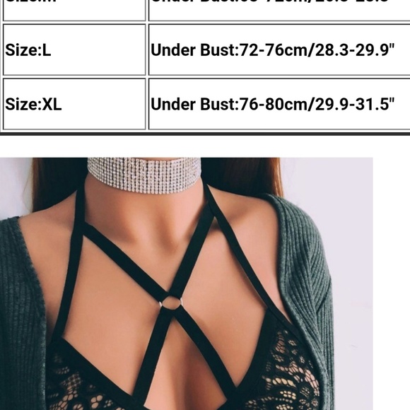 SOLD SOLD SOLD Sheer Black Lace Bra - Picture 5 of 6